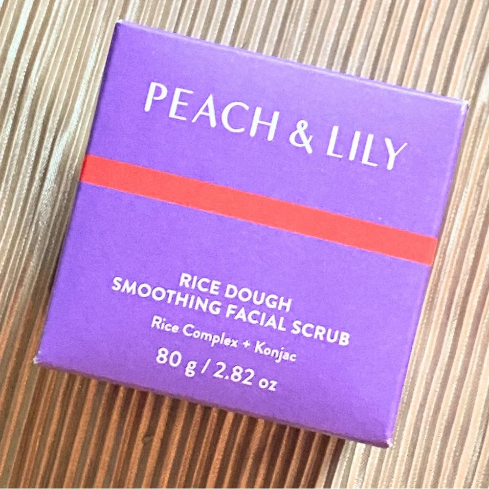 PEACH & LILY Rice Dough Smoothing Facial Scrub 2.82Oz Full Size